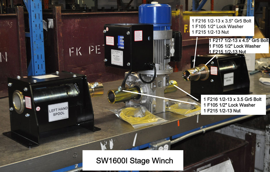 Stage Winch SW 1600 3